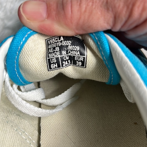 Vans Authentic Turquoise Sneakers Womens 8 Mens 6.5 - Picture 8 of 8